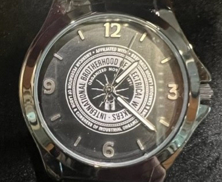 Watch- Black IBEW Fist