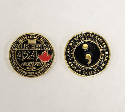 Challenge Coin- Semi Colon