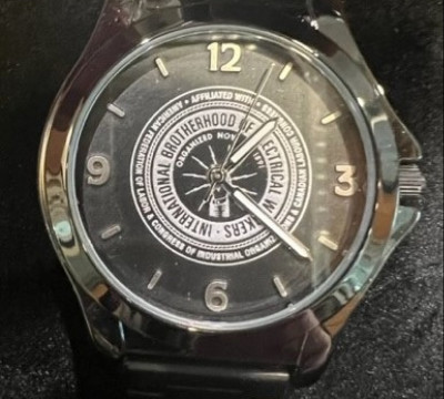 Watch- Black IBEW Fist