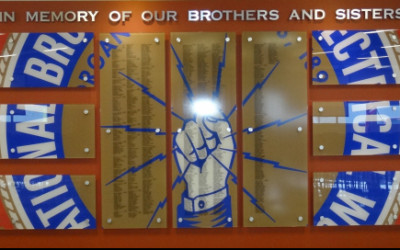 IBEW 424 Memorial Wall