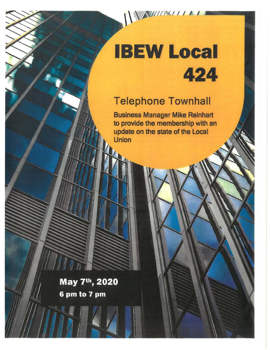 May 2020 Telephone Townhall
